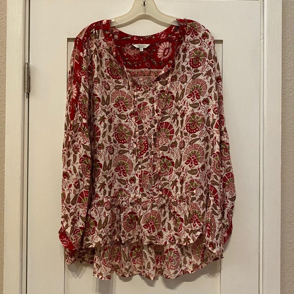 Lucky Brand XL Long Sleeved Top